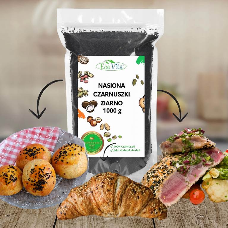 Czarnuszka nasiona ziarno 1000 g