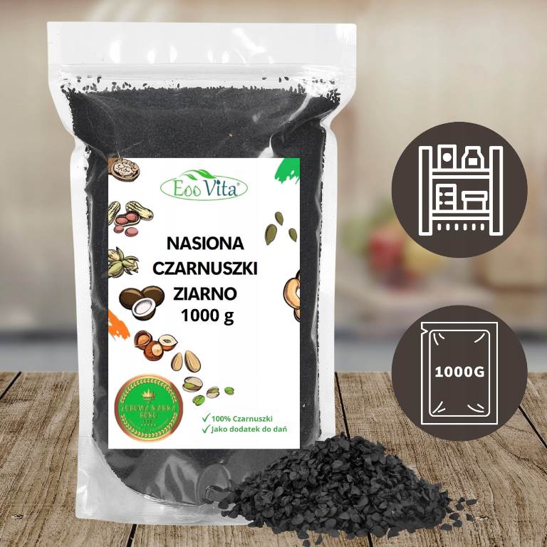 Czarnuszka nasiona ziarno 1000 g