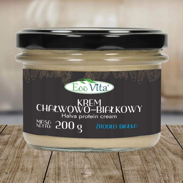 Krem chałwowo-białkowy 200g