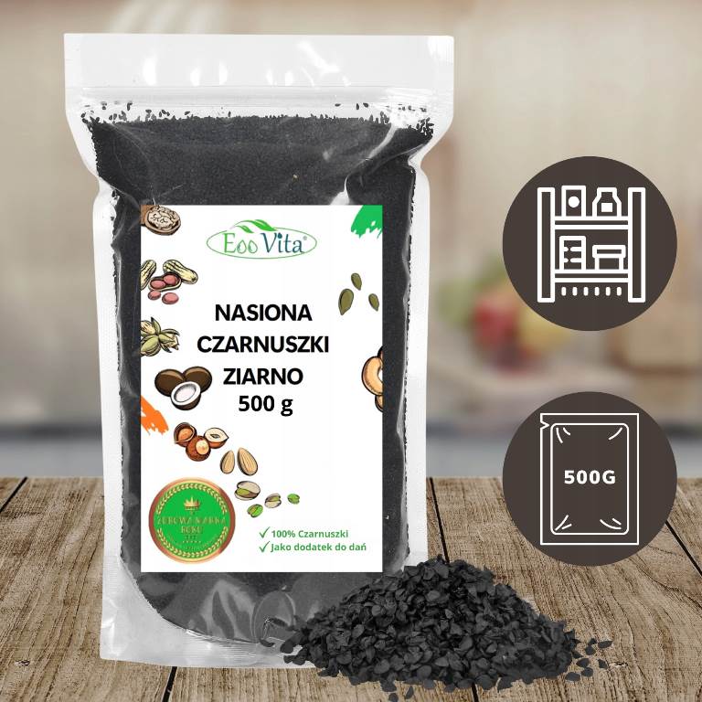 Czarnuszka nasiona ziarno 500 g