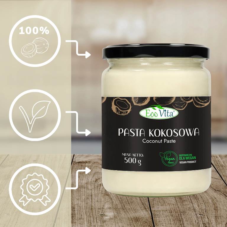 Pasta kokosowa 500 g