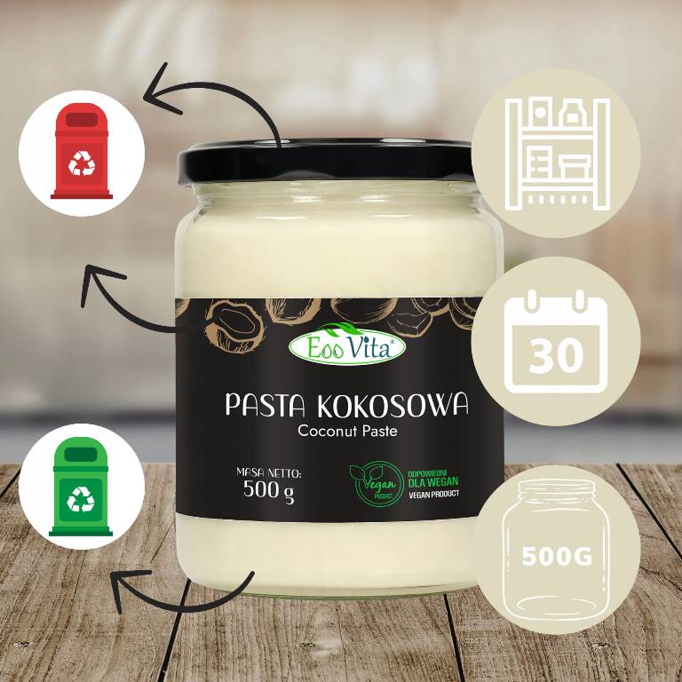 Pasta kokosowa 500 g