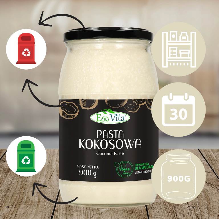 Pasta kokosowa 900 g