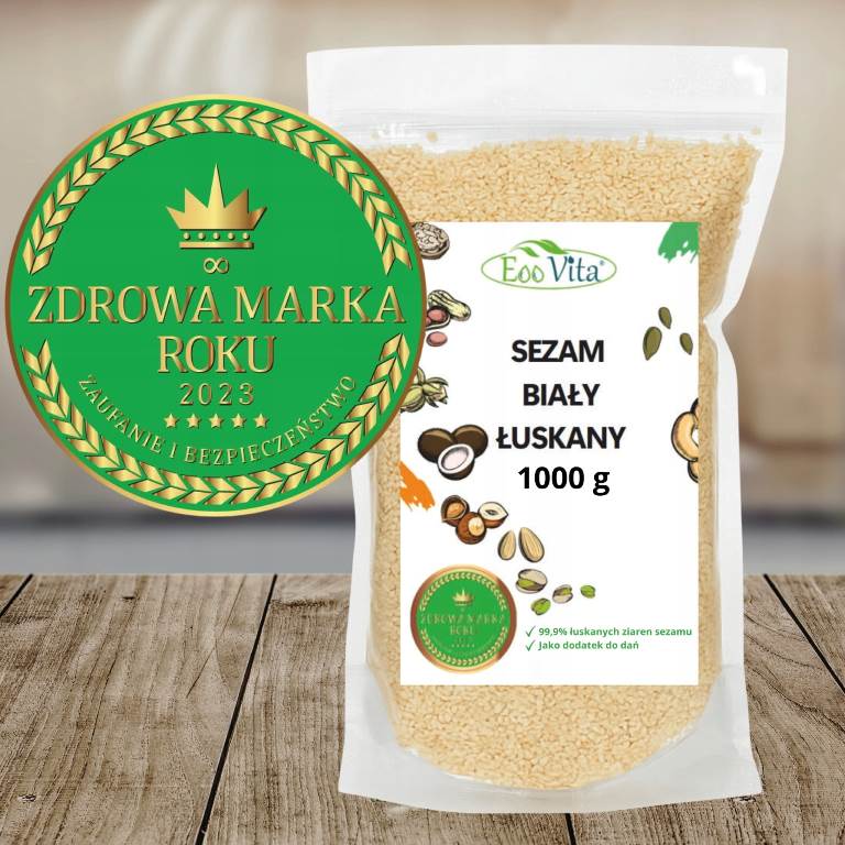 Sezam biały łuskany 1000 g
