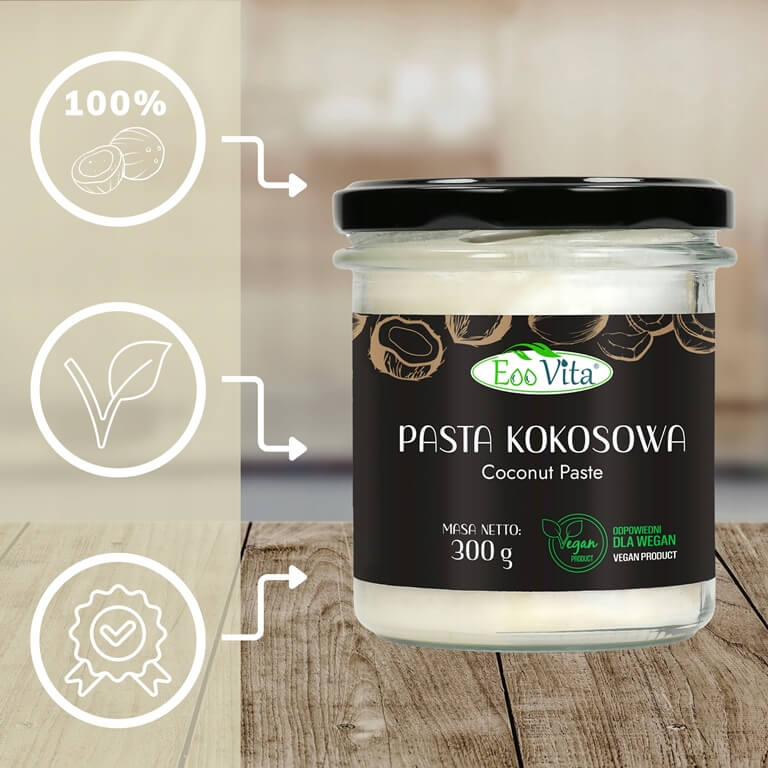 Pasta kokosowa 300g