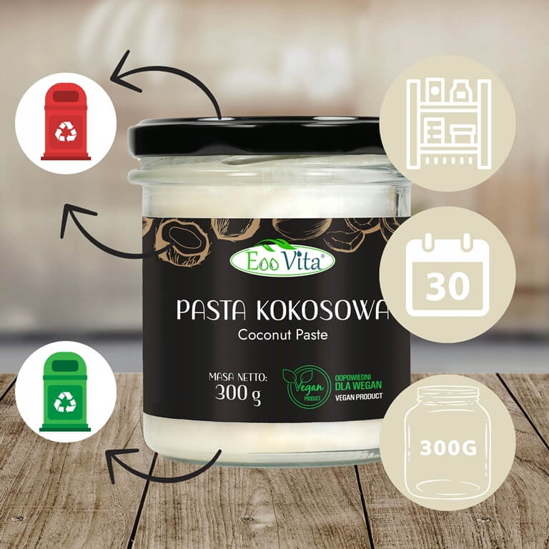 Pasta kokosowa 300g