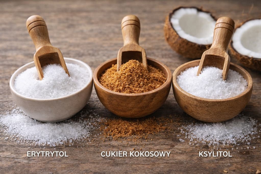 Naturalne słodziki: erytrytol, ksylitol, cukier kokosowy – realne różnice i ograniczenia